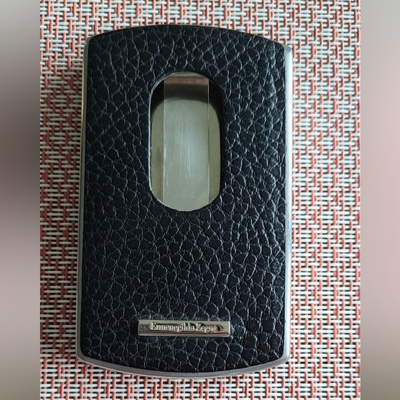 Ermenegildo Zegna black cardholder. - Picture 1 of 2